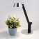 Slink table lamp, 8W LED, 480LM, 3300-6500K, black color, silver