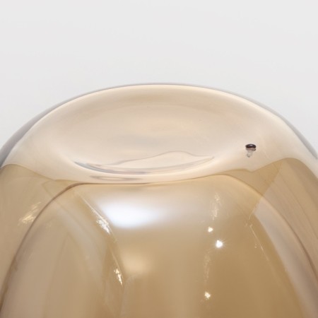 Glass glass with double walls "Duo", 250 ml, color gold-3