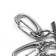The base for the key holder, 4 carbine, 34 × 50 mm, silver color