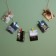 A set of clothespins for decor 50 pcs., Pink - 2.5 cm