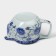 Keramic teapot with a metallic sieve "flowering roses", 350 ml