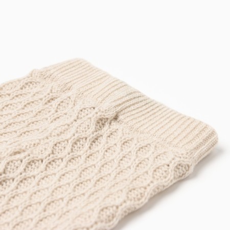 Pants Knitted Minaku, beige color, height 68-74 cm-7