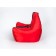 Handwheel armchair "Auto", the color of red - black, raincoat