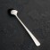 Spoon for cocktail "Mondial", h = 19.5 cm, thickness 2.5 mm, silver color