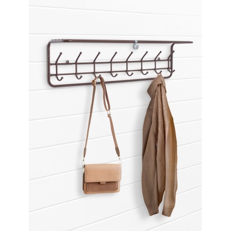 Ban with a shelf 100 cm, brown color-6