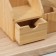 Stand for spices and cutlery, 22.8 × 15 × 13.8 cm, bamboo