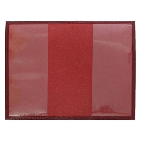 Cover for a military ticket, red color-1