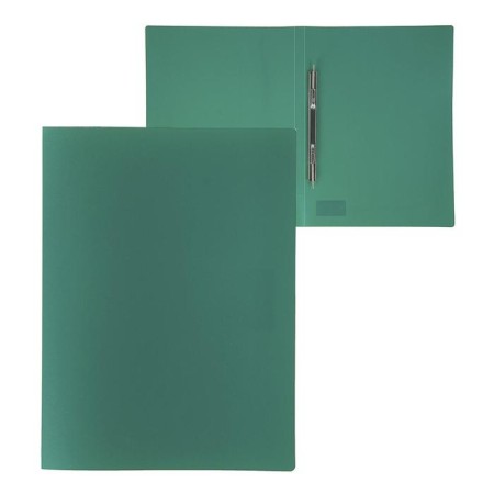 A folder with a spring -resource A4, 500 microns, a root of 15 mm, calligrata, up to 100 sheets, green