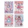 Gift notebook, a6+ 132 sheets, color block, with a stream on a magnet, PVC cover, "anime", mix