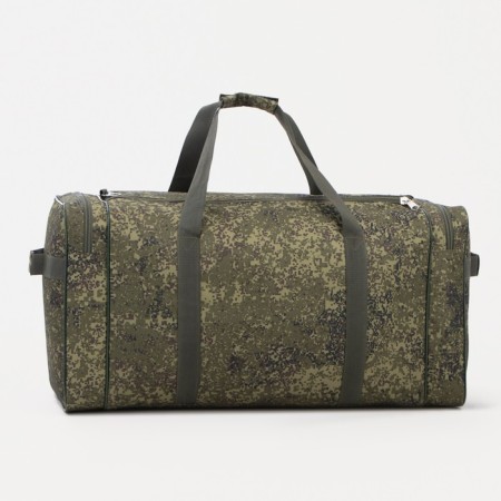 Road bag on lightning, 3 outer pockets, long belt, khaki color-1