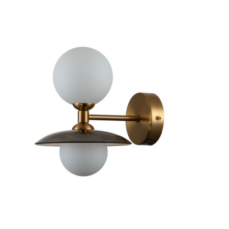 Bra Indigo, 11020/2W Brass. 2x40W, G9, 190x160x210 mm, matte white color-1