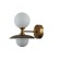 Bra Indigo, 11020/2W Brass. 2x40W, G9, 190x160x210 mm, matte white color
