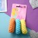 Hair elastic band "Mahrushka Sport" (set of 3 pcs) pastel summer, 5 cm, mix
