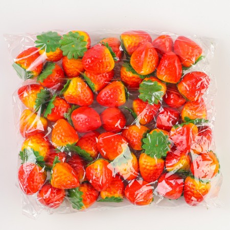 Decor "Strawberry" set 50 pcs., Size: 4.2 × 2.5 cm-2