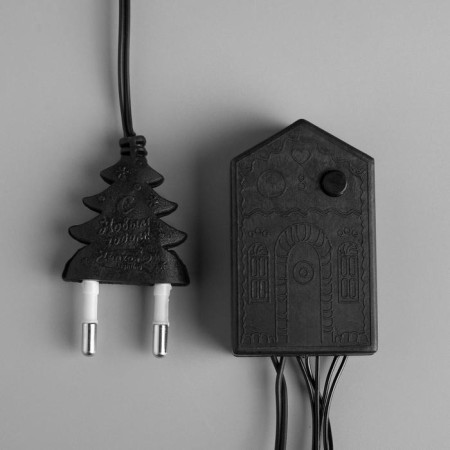 Garland “thread” 7 m, IP20, dark thread, 180 lamps, glow warm white, 8 modes, 220 V-3