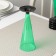 Single-wing “cone”, 150-180 ml, 6 pcs in packaging, green color with a black leg
