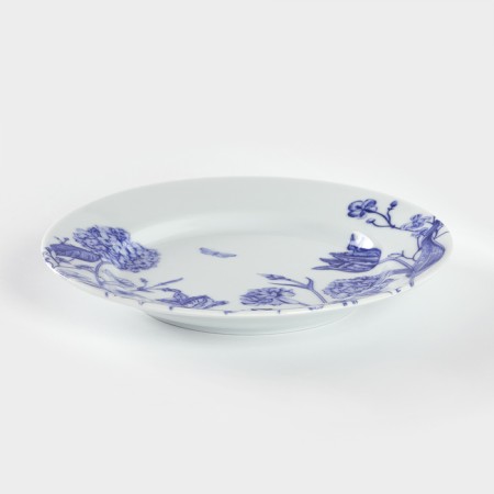 Porcelain plate "Beatrice", d = 20 cm, white-1