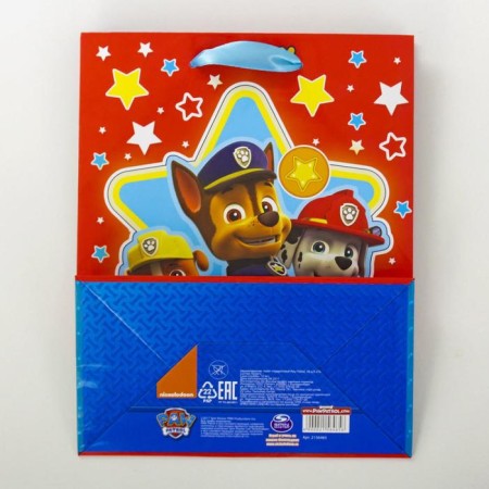 Gift package "Happy Birthday" 31x40x11 cm, packaging, puppy patrol-4