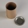 Tubus 76x110 mm (90 mm inner height), dense cardboard, metal cover