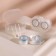 Set for contact lenses, in case, 3 objects, transparent color/mix