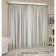 Set of curtains "Canvas", size 200x260 cm, 2 pcs, color gray