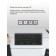 Keyboard A4Tech FSTYLER FBX51C Gray USB wireless BT/Radio Slim Multimedia (FBX51C GR 103388