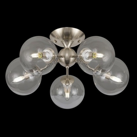 Ceiling Citilux "Tommy" CL102151, 52x52x24.5 cm, 5x40W, E14, gray color gray-2