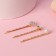 Invisibility for hair "Tertia" (set of 3 pcs) star, 5.5 cm, gold