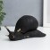 Souvenir Polystone "Black Snail" Golden Patina 8x11x16 cm