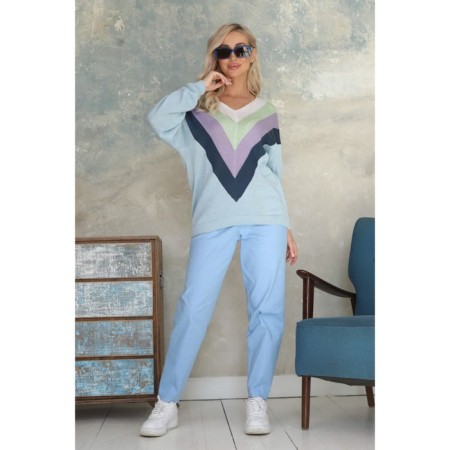 Female pool Wisell, size 46, blue color-9
