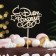 Topper "Happy Birthday with Tinus" on the suspension, gold, 13 × 9.5 cm give beautifully