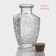 Glass jar for spices with a cork lid of the parf. Pattern ", 170 ml
