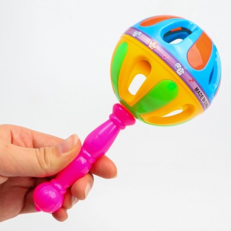 The rattle "Bright Marakas", 17.5 cm, color mix, crush me-2