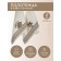 A set of wuffed napkins Diva Afrodita Ceylin "Coffee", size 50x70 cm, 2 pcs