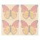 Decorative bait from flies "Karakurt Super", bag, 4 stickers (butterfly yellow-orange)