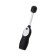 Vibration massager Lafree Denma, ABS plastic, black color, 20.4 cm