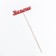 Topper "Mommy", red 13x3 cm