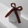 Gift box "Dome" 4 × 4, white-brown