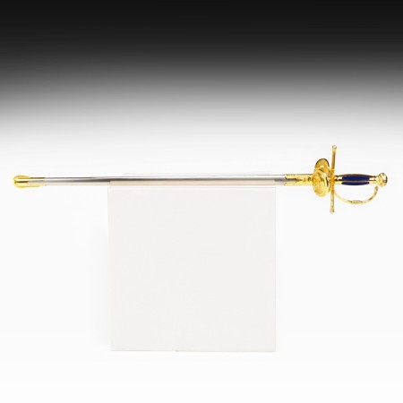 Souvenir sword Don Quixote Lamanka, painting on the blade, 91.5 cm-1