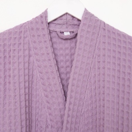 Waffel Women's Huttail Ethetel "BOHO" size 46-48, lilac color, 100% cotton, 290 g/m2-6