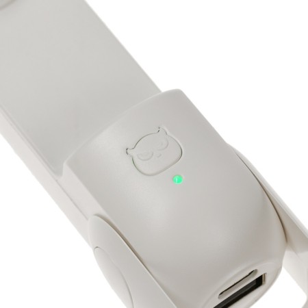FS08 portable fan, Power Bank 1200 mAh, 2 modes, USB, folding, white-10