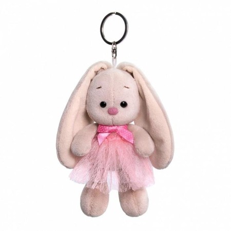 Soft toy-cords "Bunny mi in a pink skirt and a bow", 14 cm