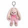 Soft toy-cords "Bunny mi in a pink skirt and a bow", 14 cm