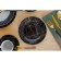 Board ceramic dining share "Cassiopeia", D = 24 cm, black color