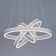 Suspended Citilux “duet” CL719650, 60x60x30 cm, 3x48.33W, led, white color