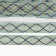 Braid, width 3.5 cm, in a package of 25 m., Blue-blue, in gold
