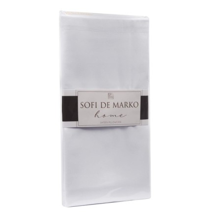 Pillowcase Sofi de Marko "Marmis", size 50x70 cm, white color-1