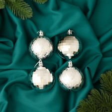 Set of balls plastic D-5.5 cm, 4 pcs 