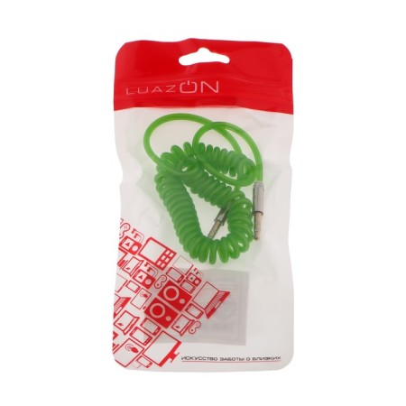 Audio Luazon, Aux, Jack 3.5 (M) -Jack 3.5 (M), STETER on the spring, 1 m, mix-13