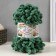 Yarn "Puffy" 100 % micropoliester 9m/100g (532 Green grass)